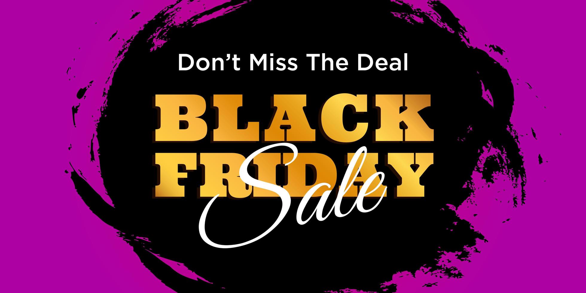 Black Friday Sale Banner  vector