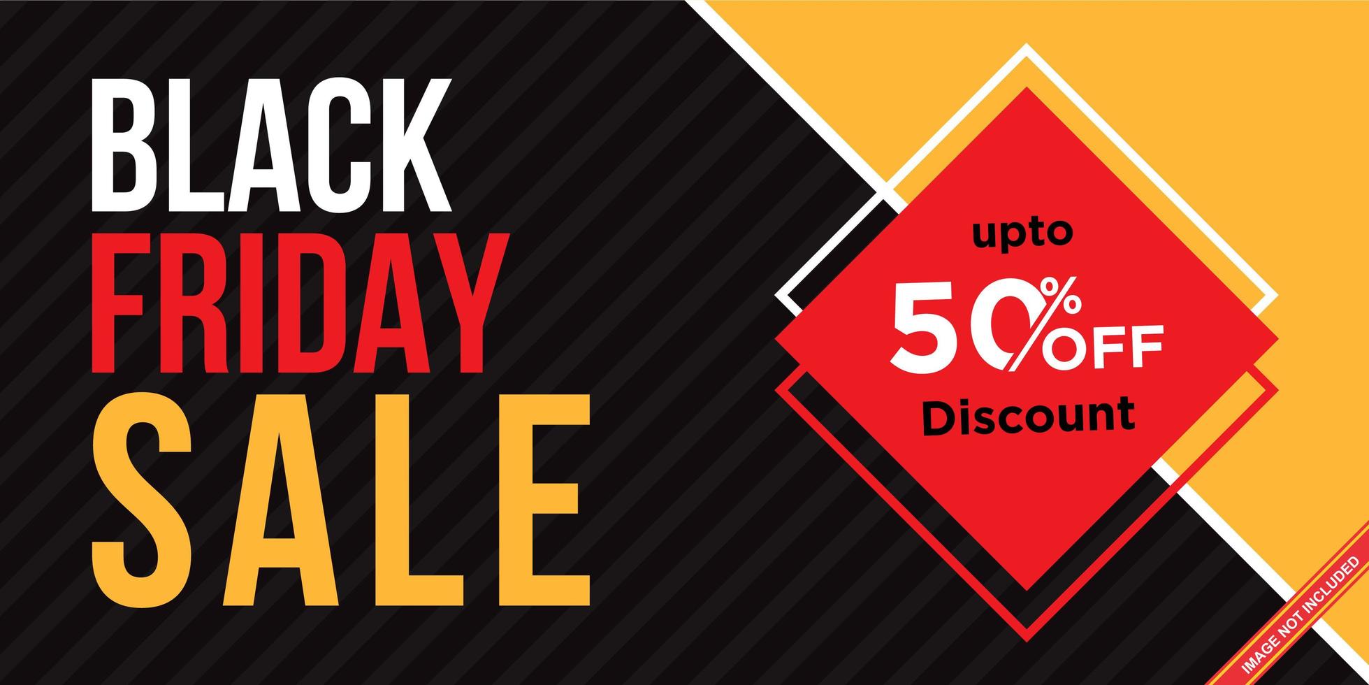 Black Friday Sale Banner  vector