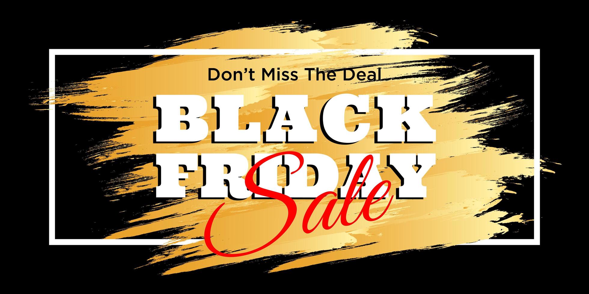 Black Friday Sale Banner  vector