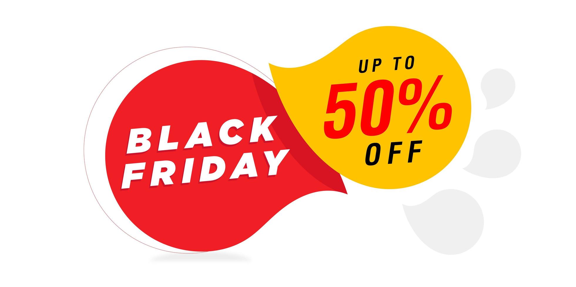 Black Friday Sale Banner Design Template  vector