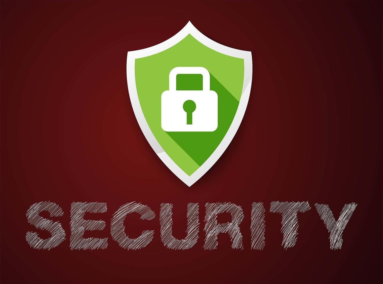 Security shield icon vector