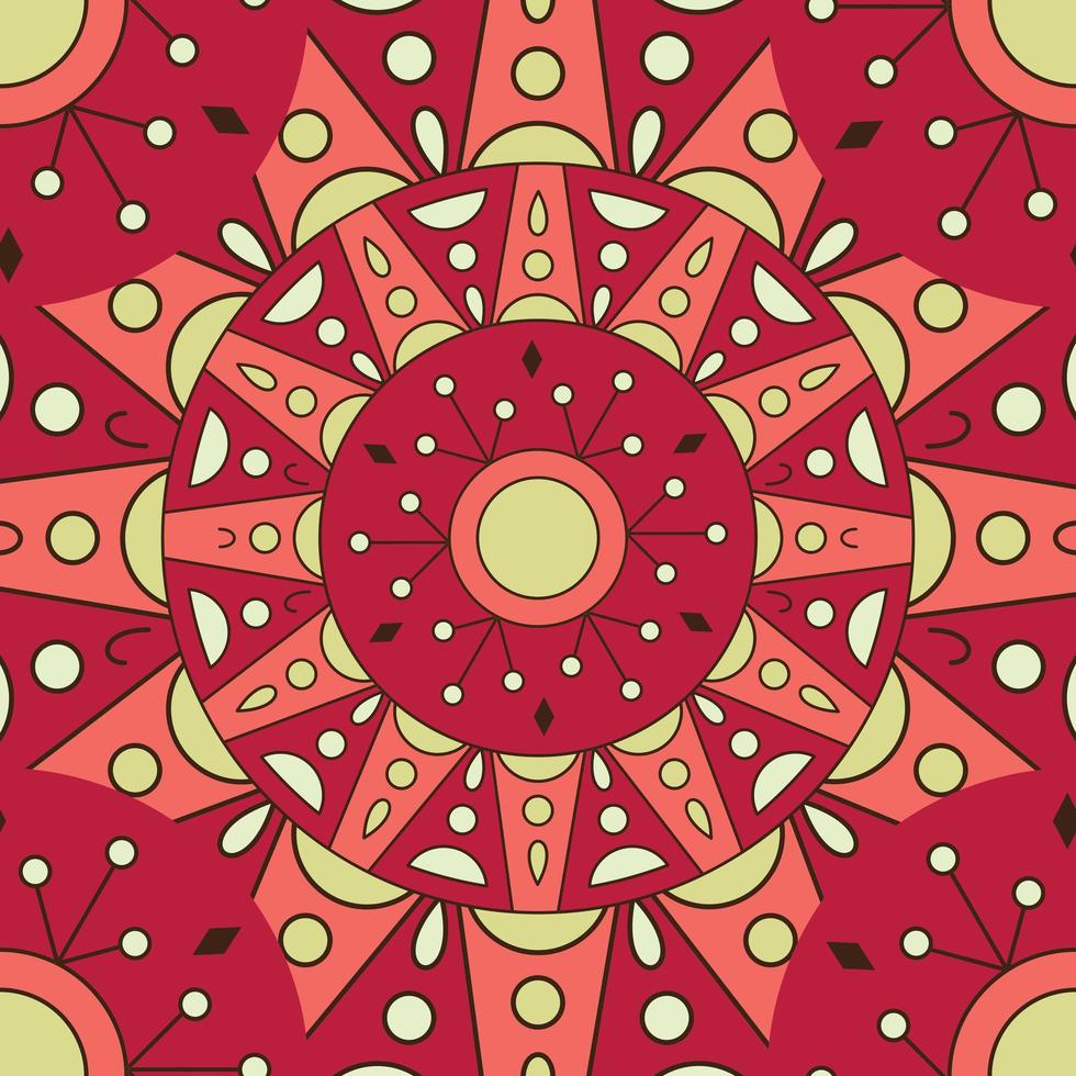 Floral Seamless Pattern Background vector