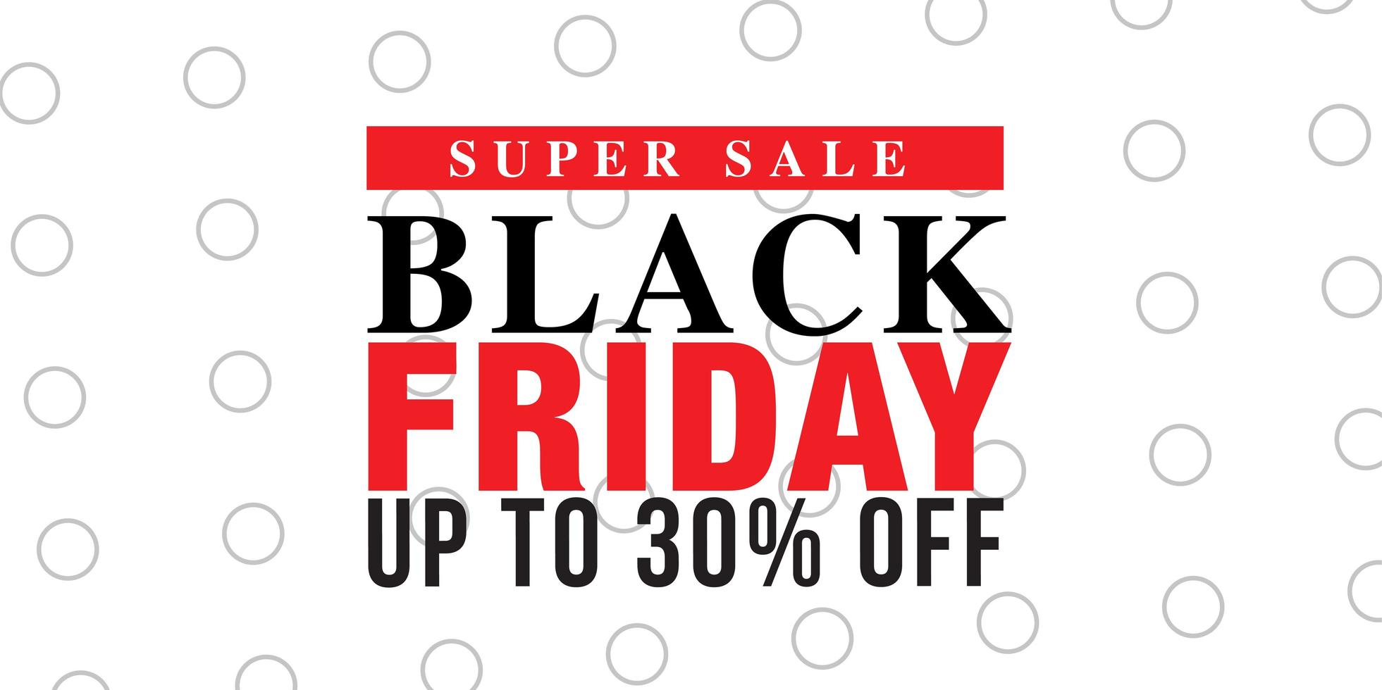 Black Friday Sale Banner Design Template  vector