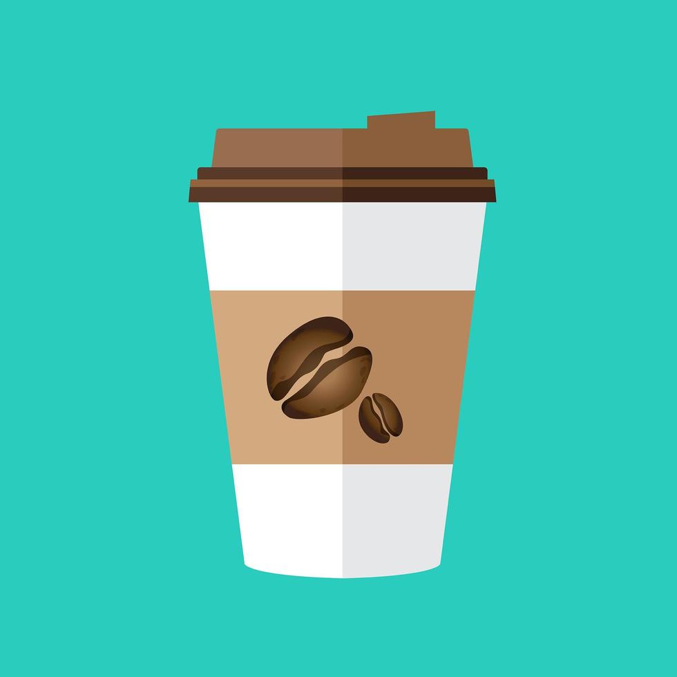 Coffee cup isolated vector