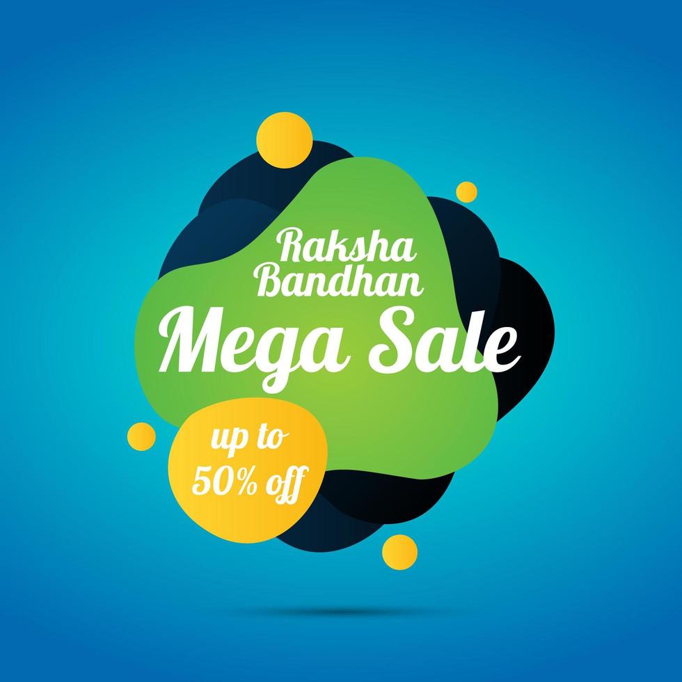 Raksha Bandhan Big Sale Banner  vector