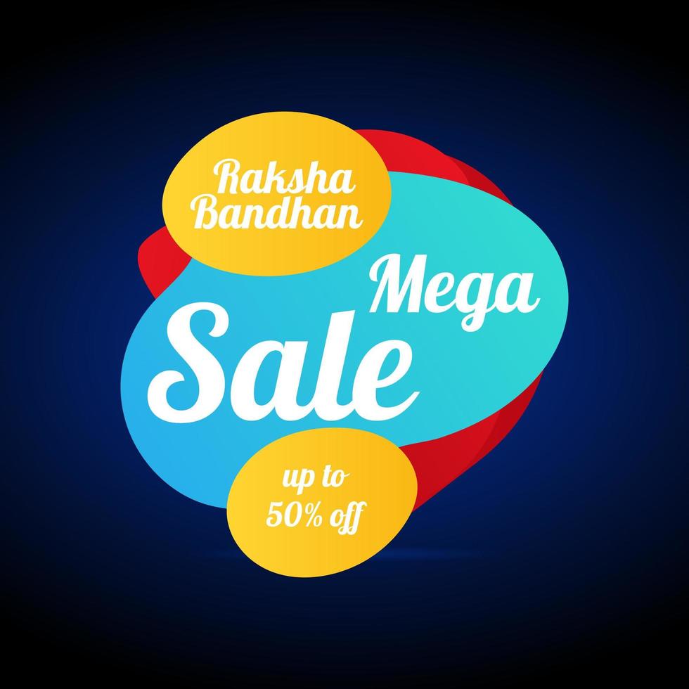 Sale Website Banner for Raksha Bandhan. vector