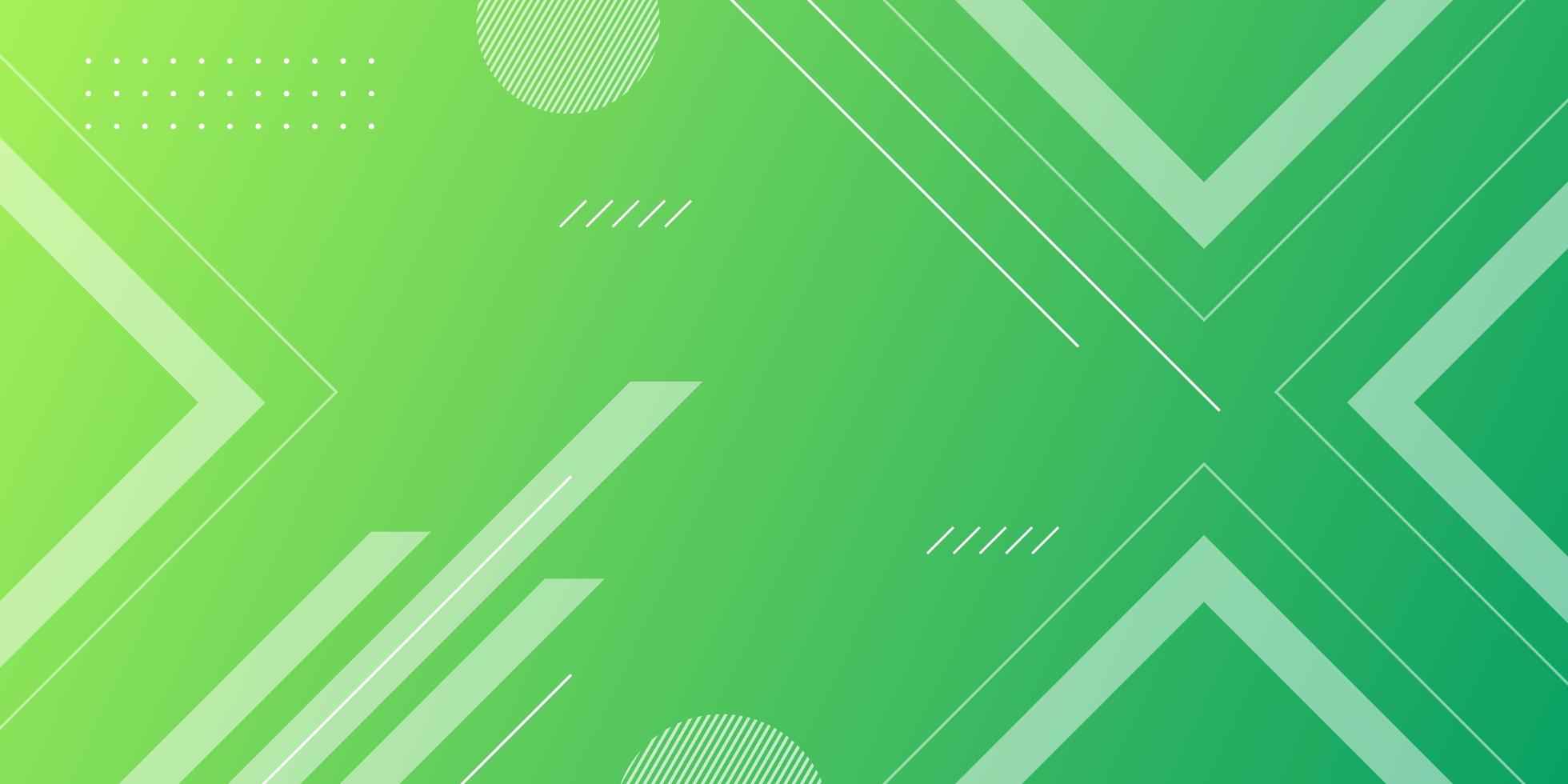 Abstract Shape Compose with Green Lime vector