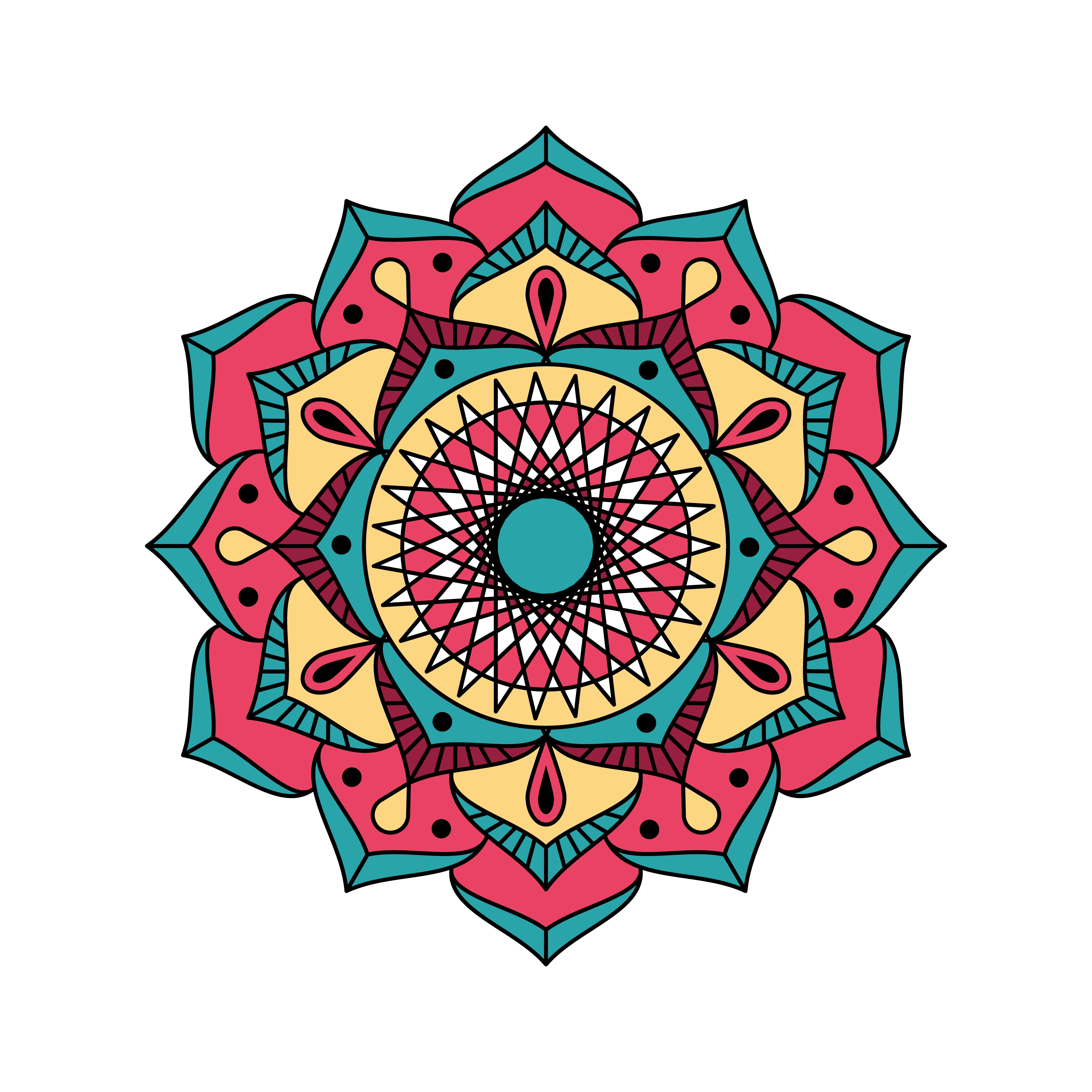 Download Simple Mandala Free Vector Art - (34 Free Downloads)