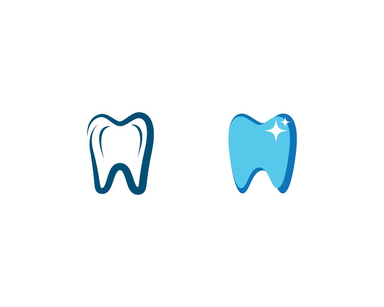 Dental icon set vector