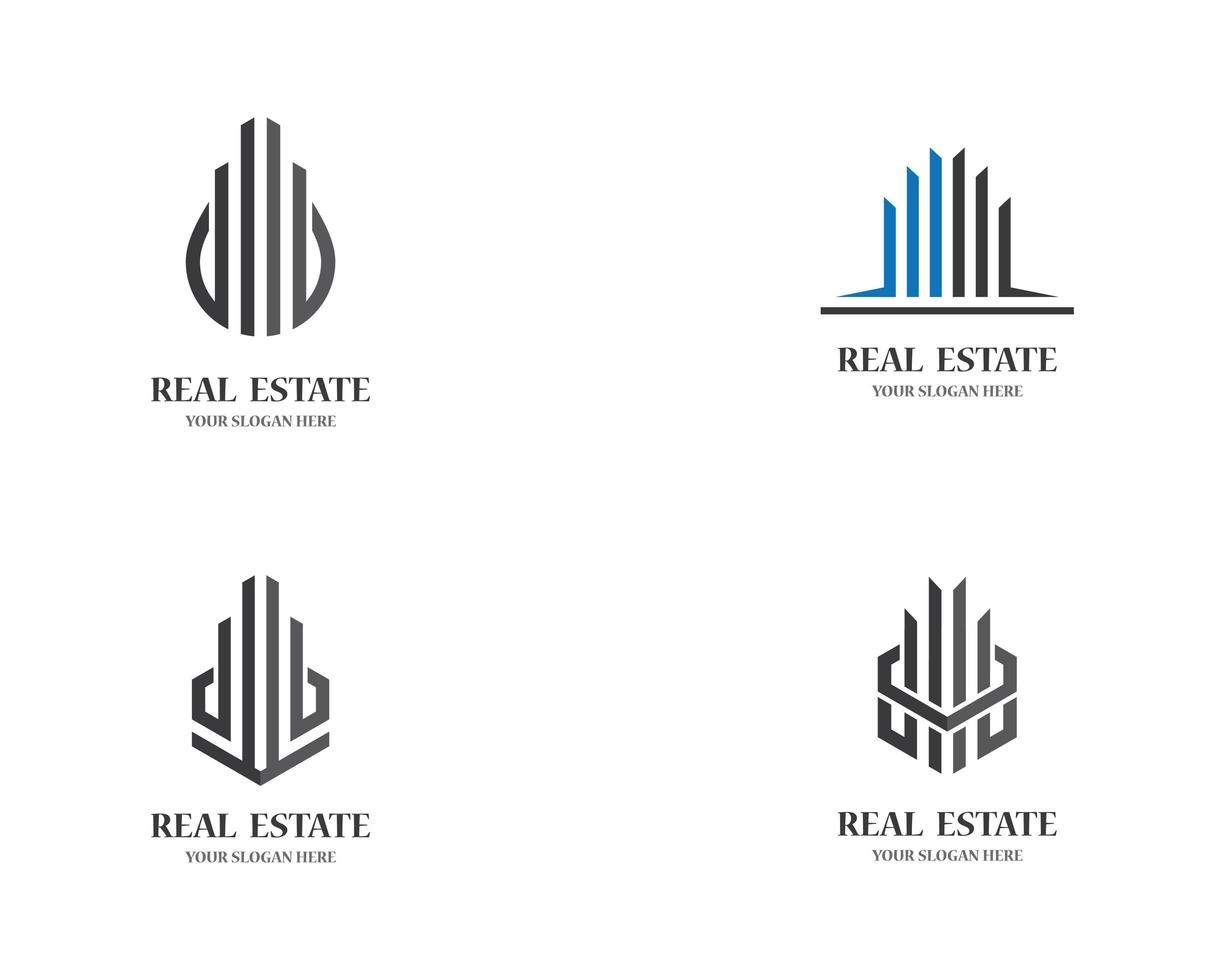 Real estate set vector