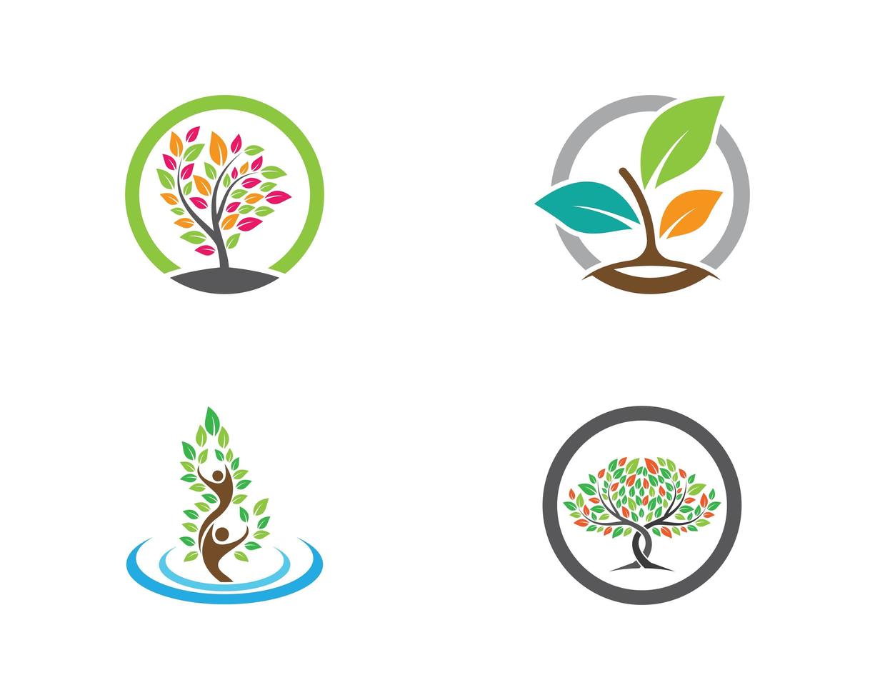 Set of trees vector