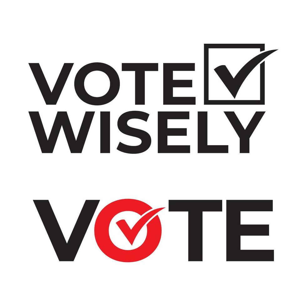 Vote Wisely Text vector