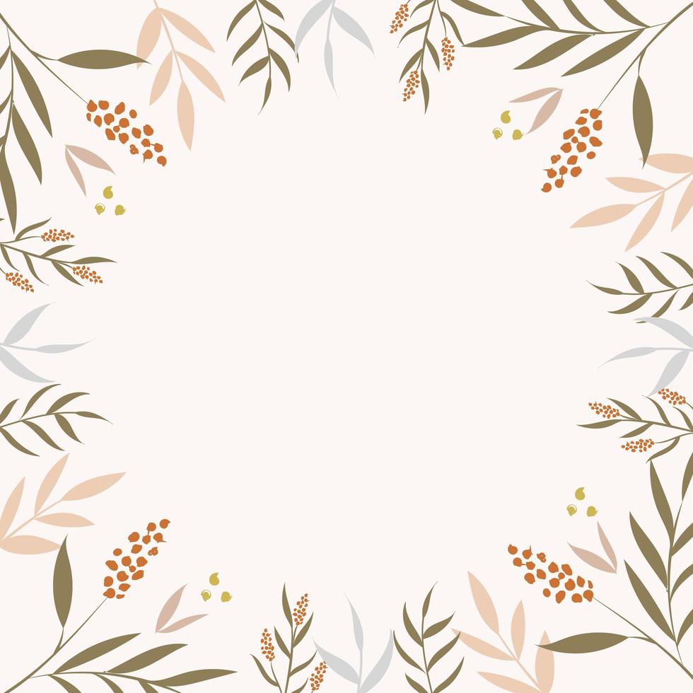 Moderm floral background vector
