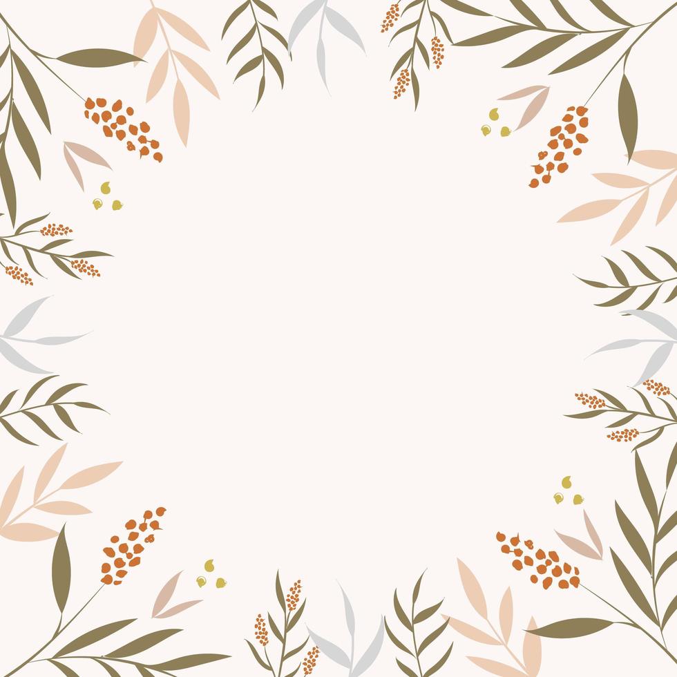 Moderm floral background vector