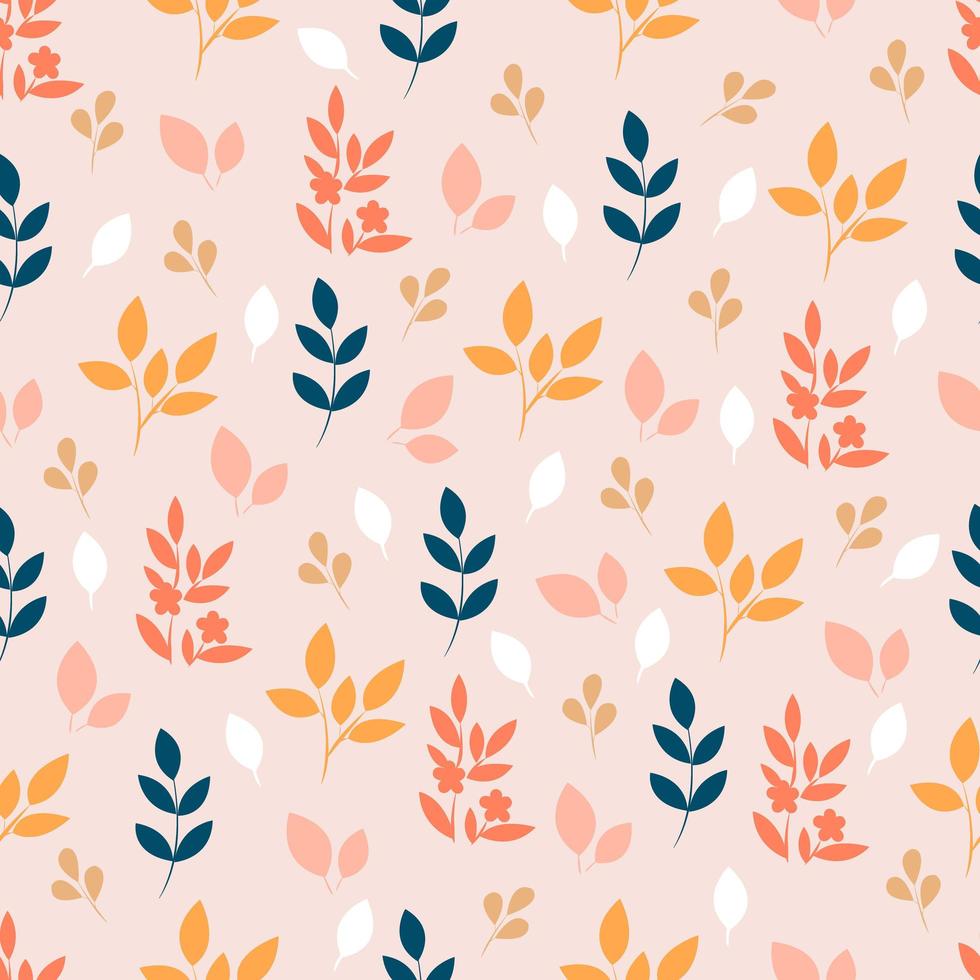 Botanical seamless pattern vector