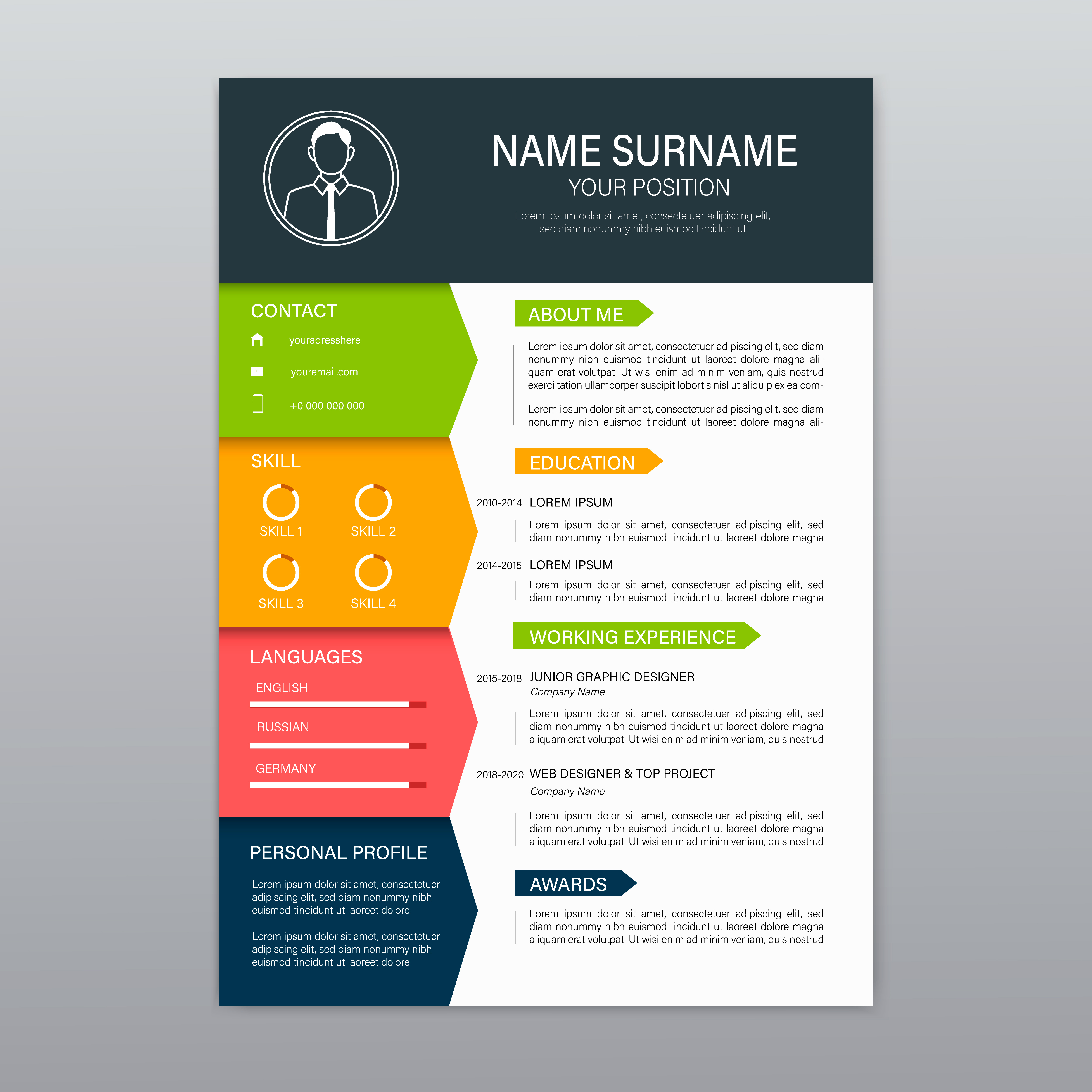 Beautiful Cv Template Pulp