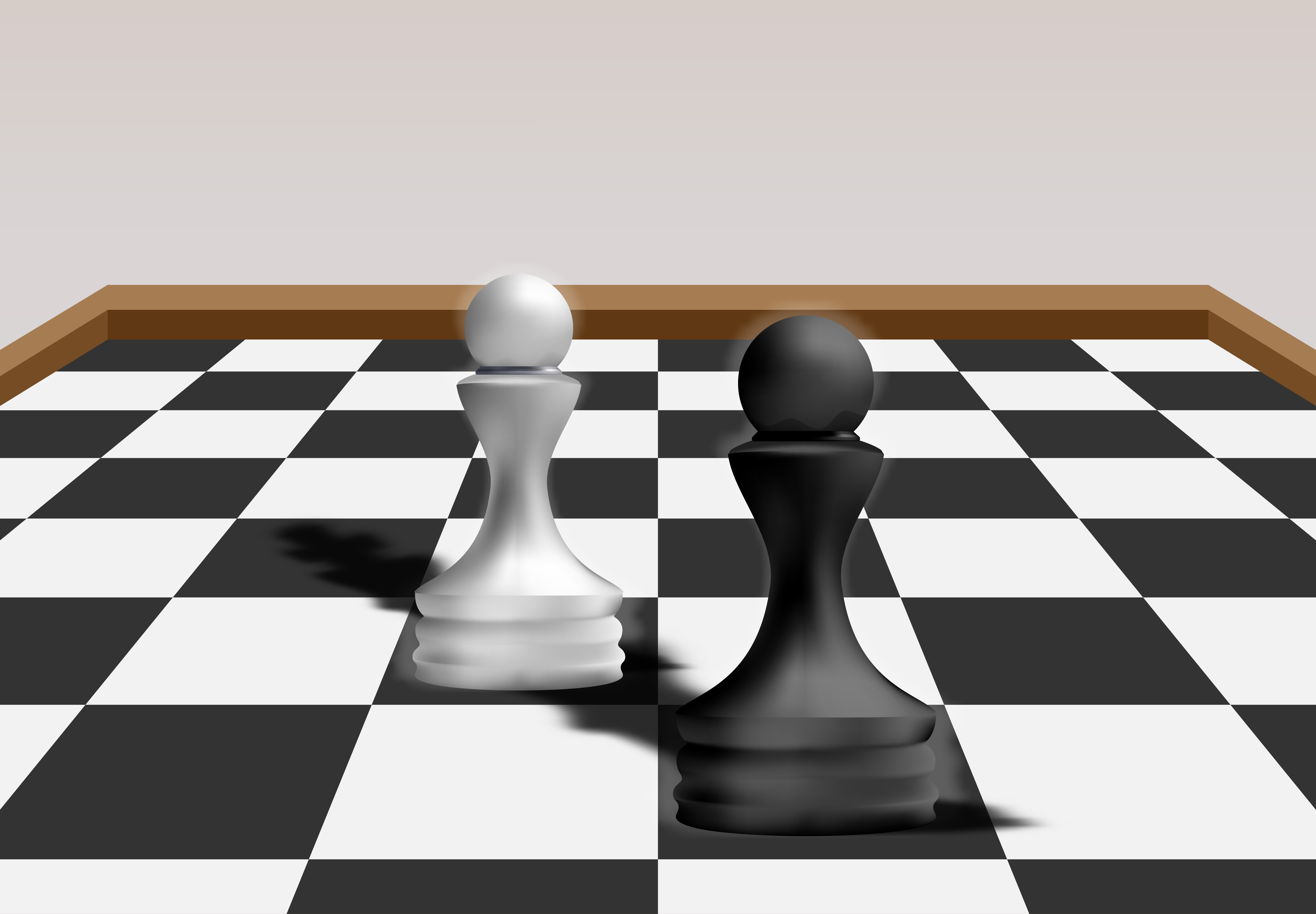 Black Pawn Chess Vs White Pawn Chess 1339426 Vector Art at Vecteezy