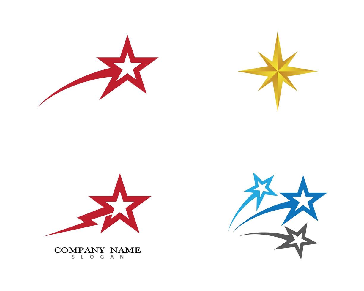 logotipo de imagen de estrella vector