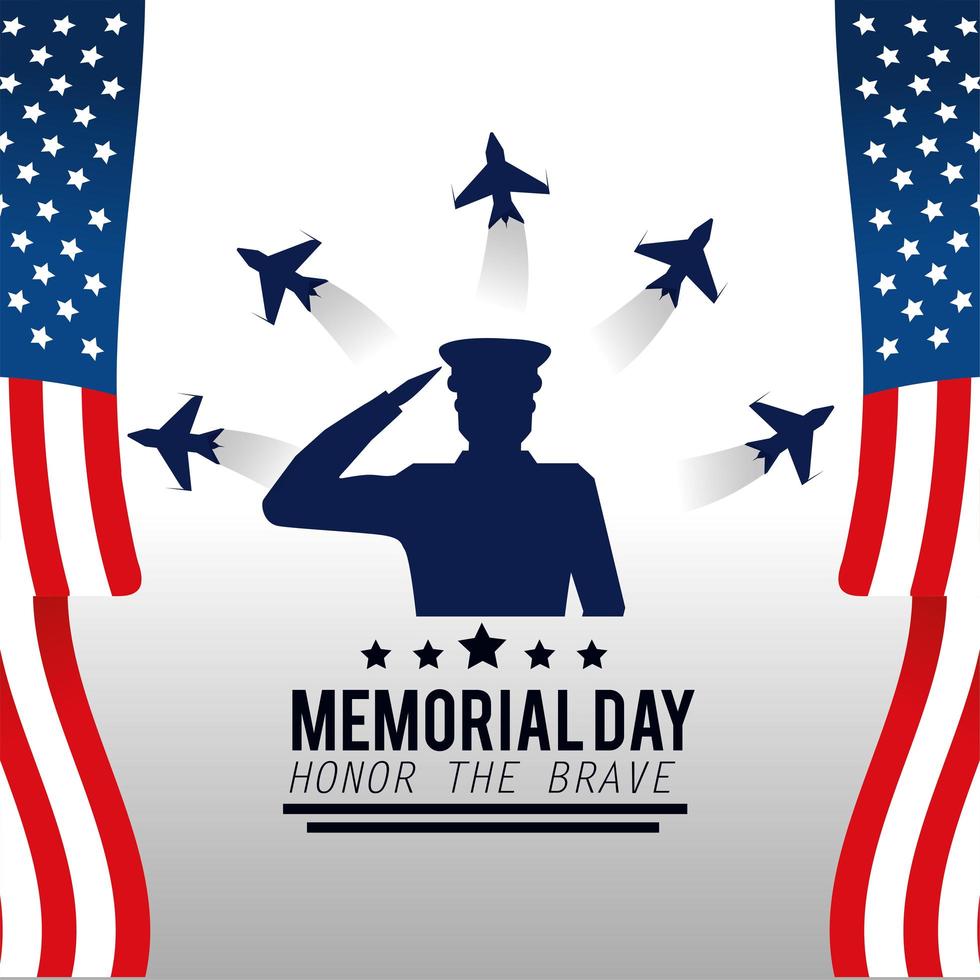 Memorial day celebration design 1339821 Vector Art at Vecteezy