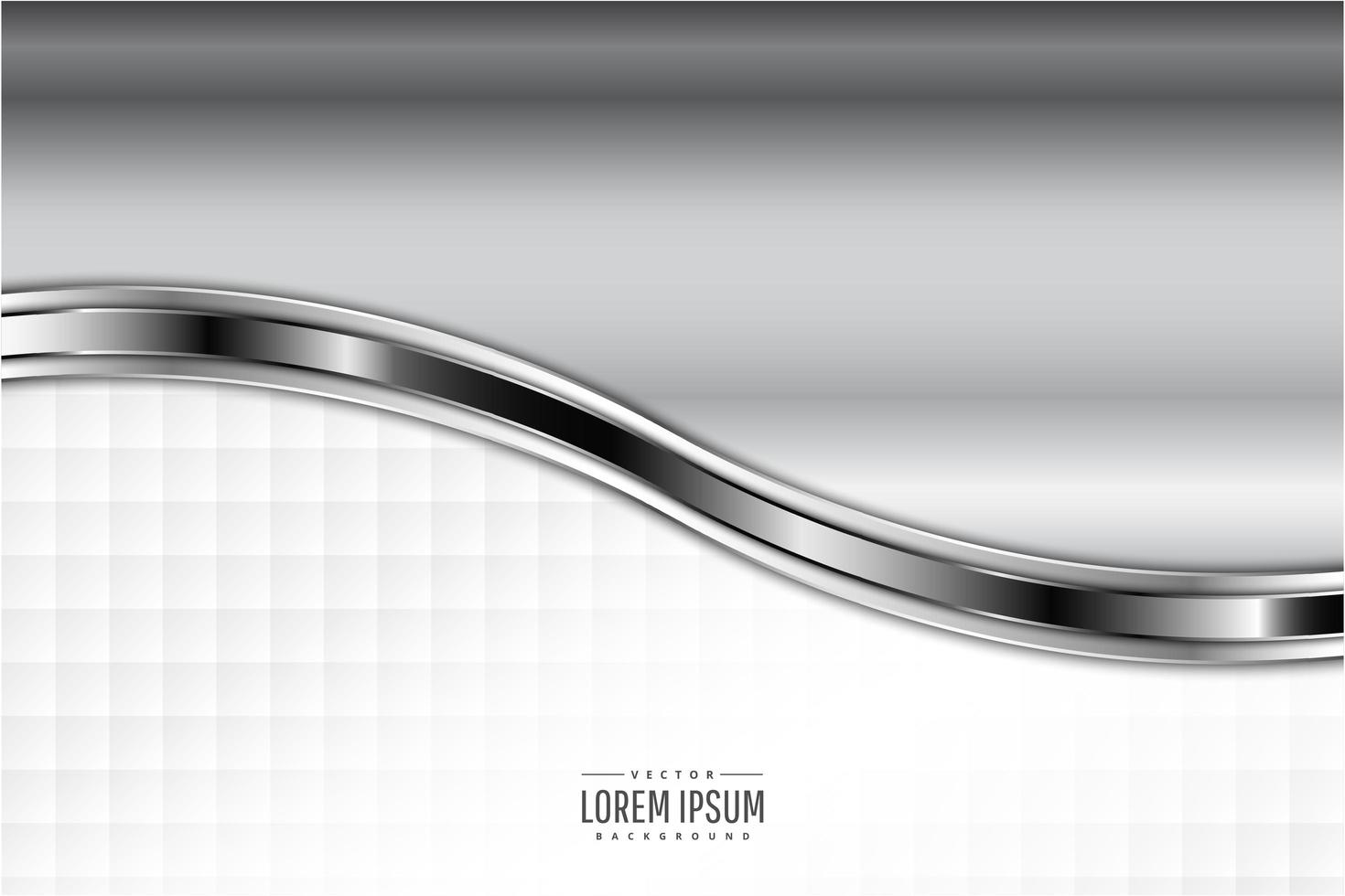 Luxury gray and silver metallic background vector