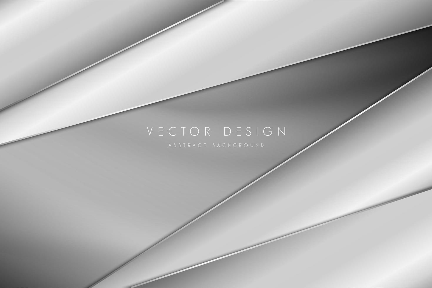 Luxury gray and silver metallic background vector