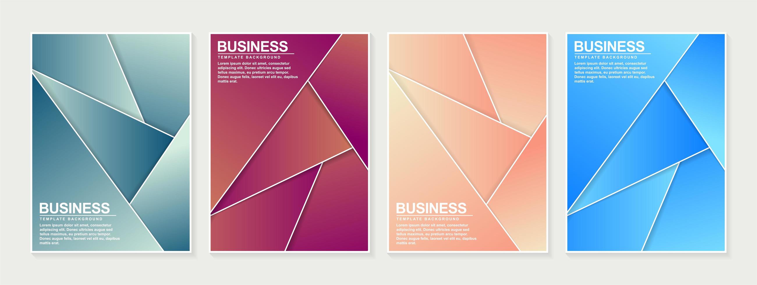 Set of abstract covers design  vector