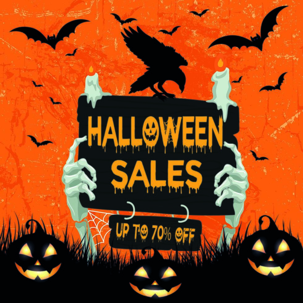 ''Halloween Sales'' Plug vector