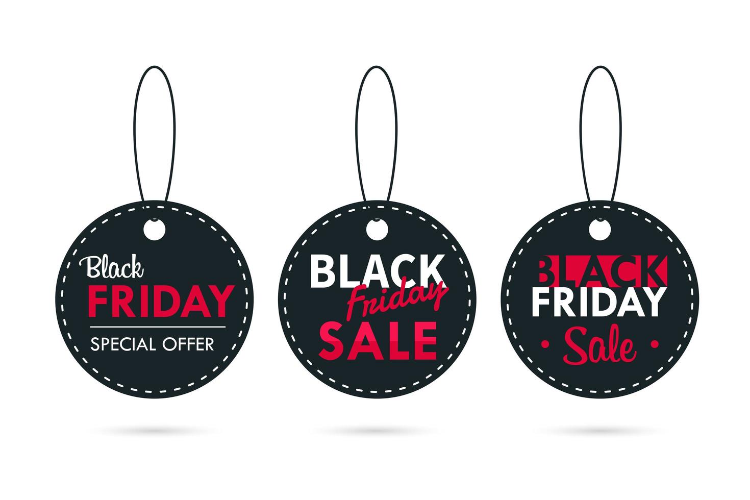 Sale label design to make a promotion for BlackFriday  vector