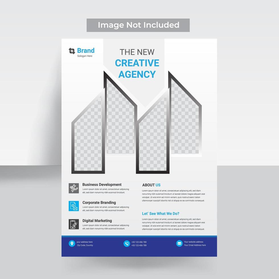 Business abstract template vector