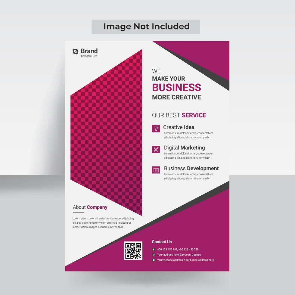 Corporate Business flyer template vector