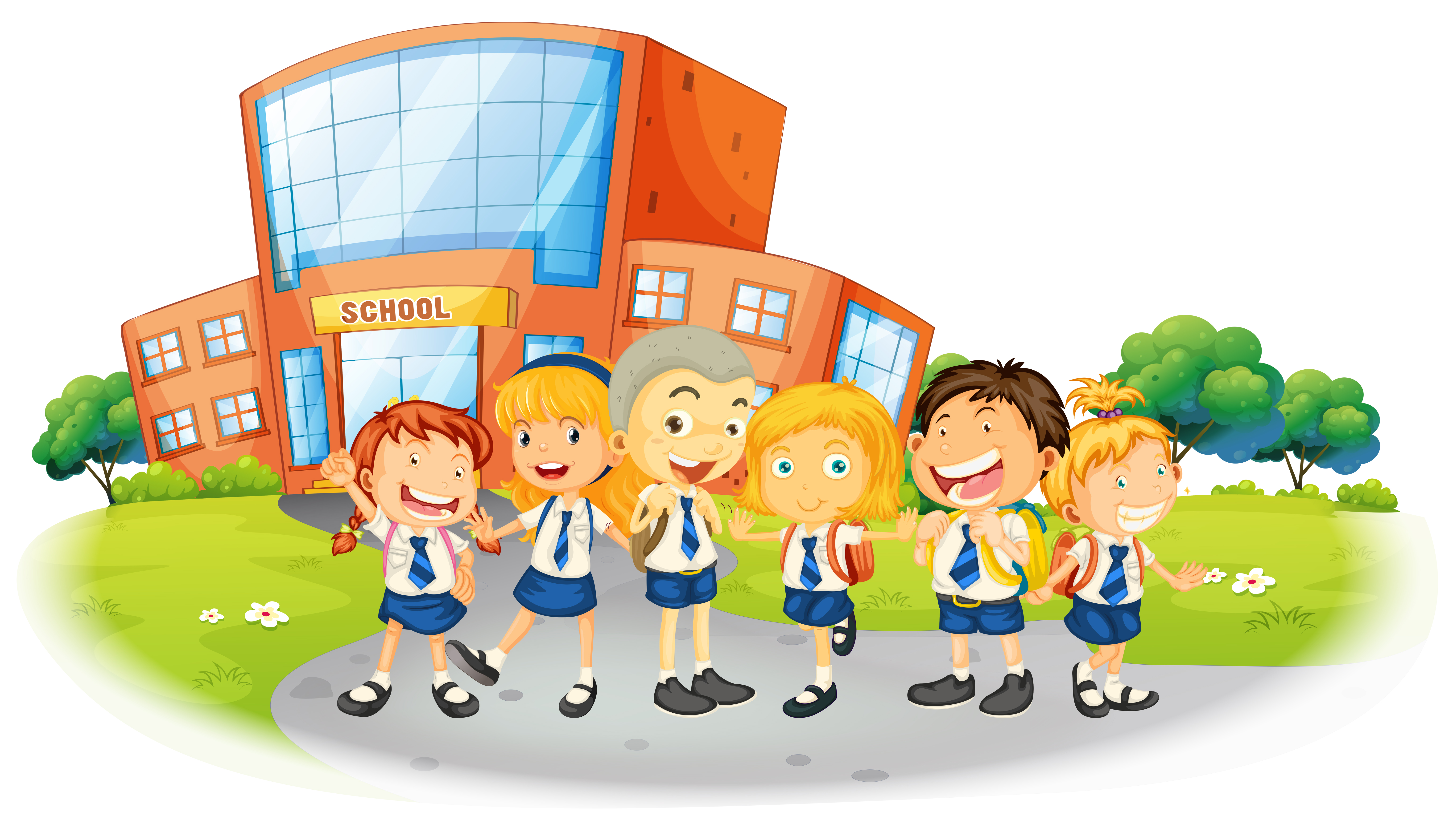 School Children Uniform Vector Art, Icons, and Graphics for Free Download