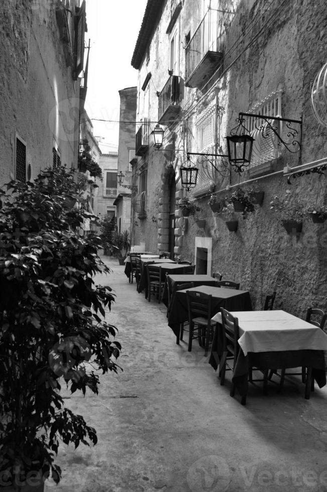 pequeño restaurante en el sur de italia foto