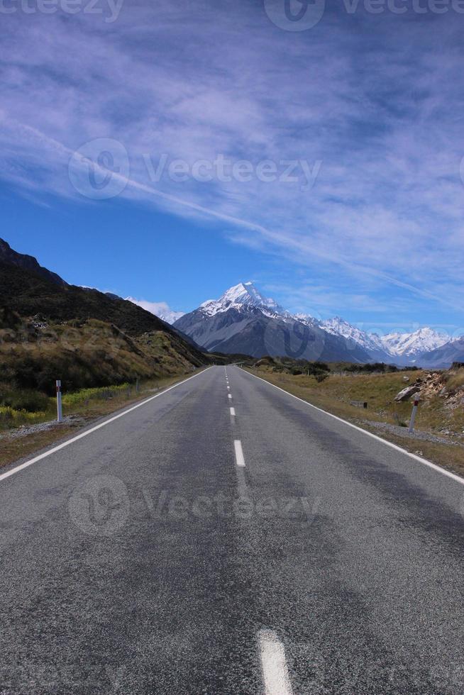 Road to Mount Cook photo