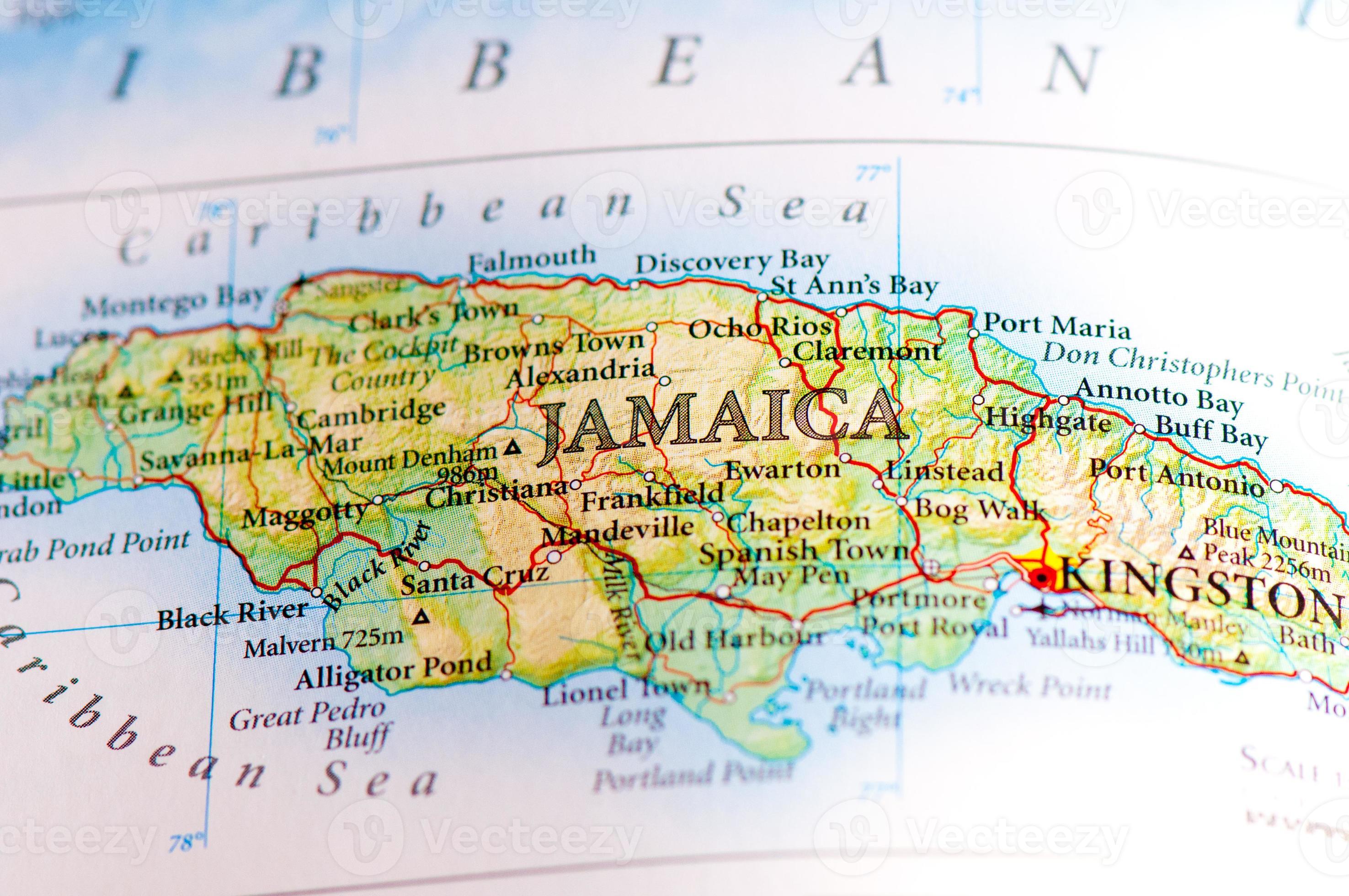 Santa Cruz Jamaica Map World Map Displaying The Territories Within Jamaica 1341747 Stock Photo At  Vecteezy