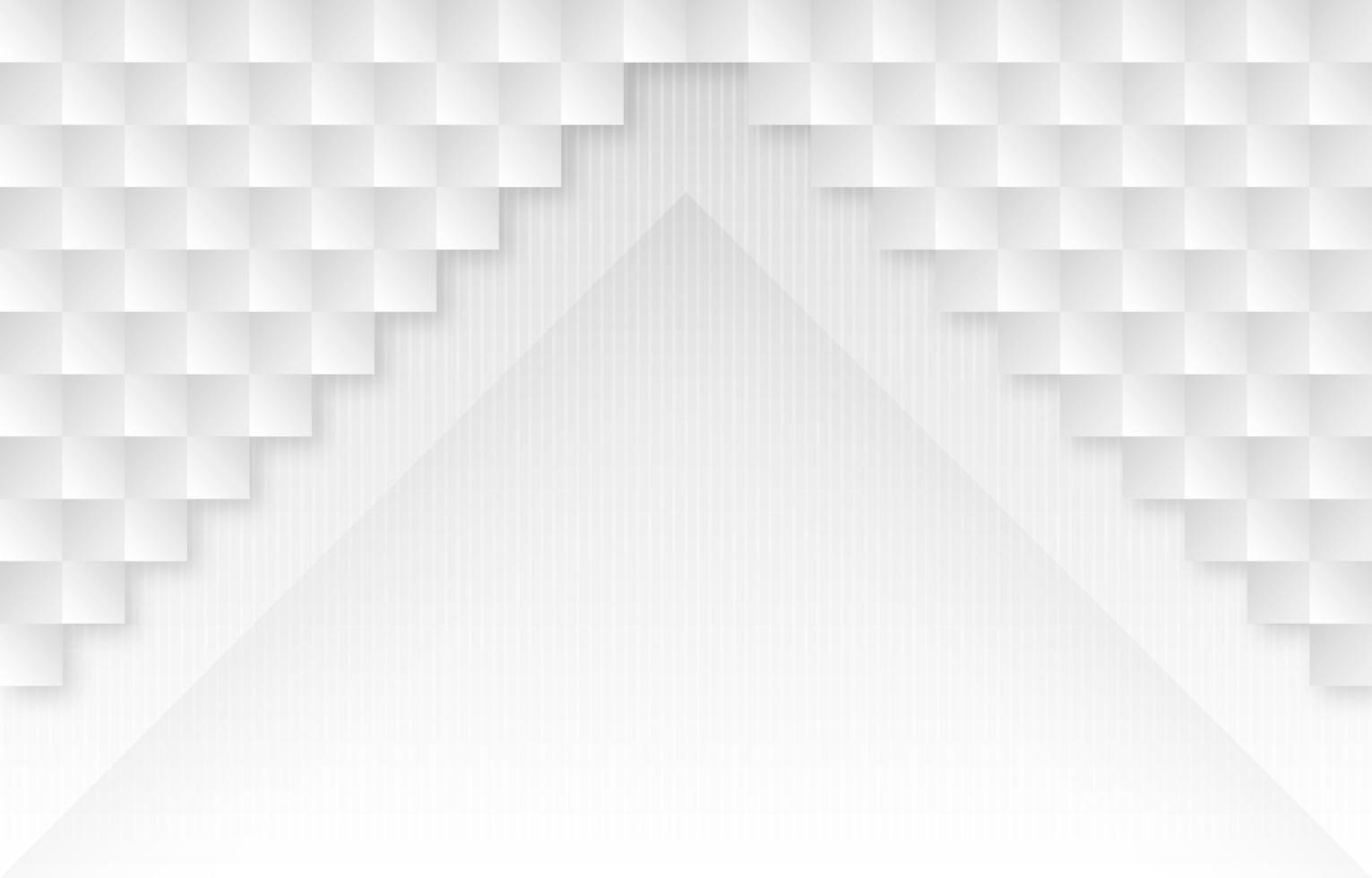 Geometric Abstract White Background vector