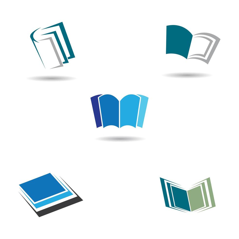 Book logo images vector