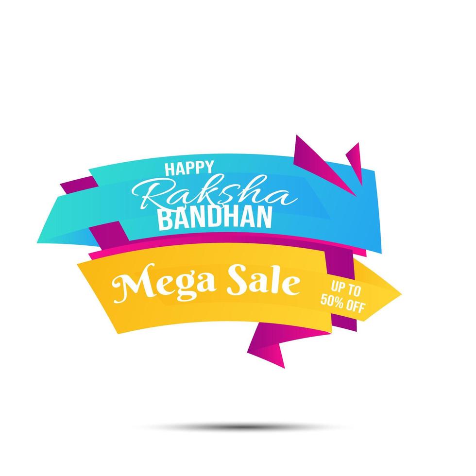 Raksha Bandhan Big Sale Banner vector