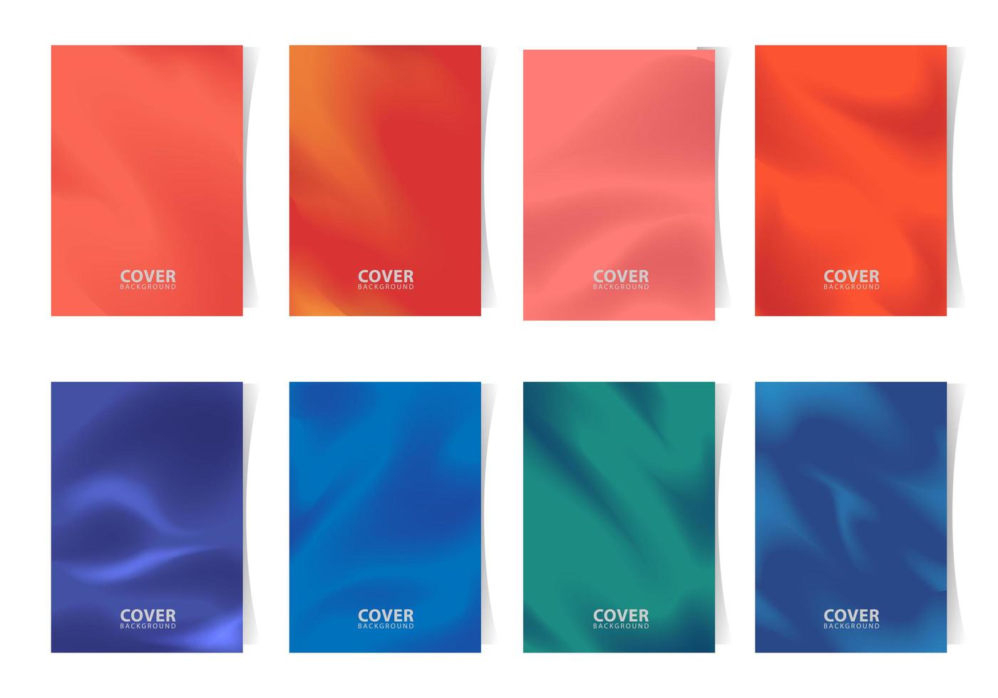 Minimalist cover collection vector