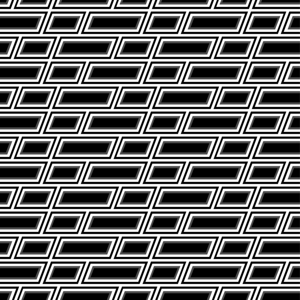 Black and white rectangle pattern  vector
