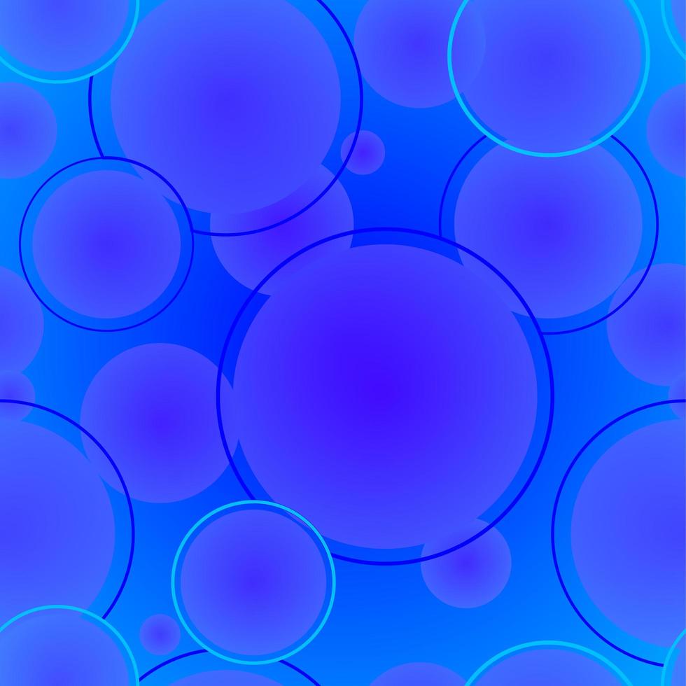 Blue Circle Pattern vector