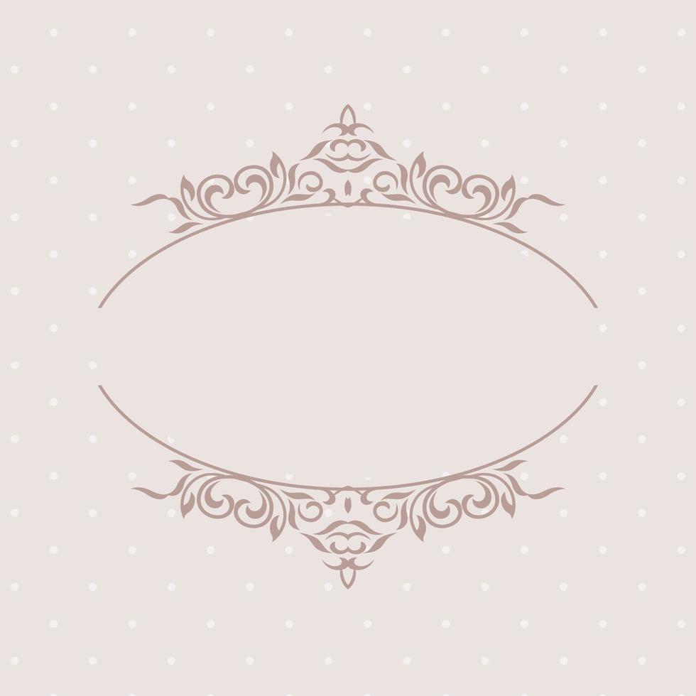 Decorative elegant border vector