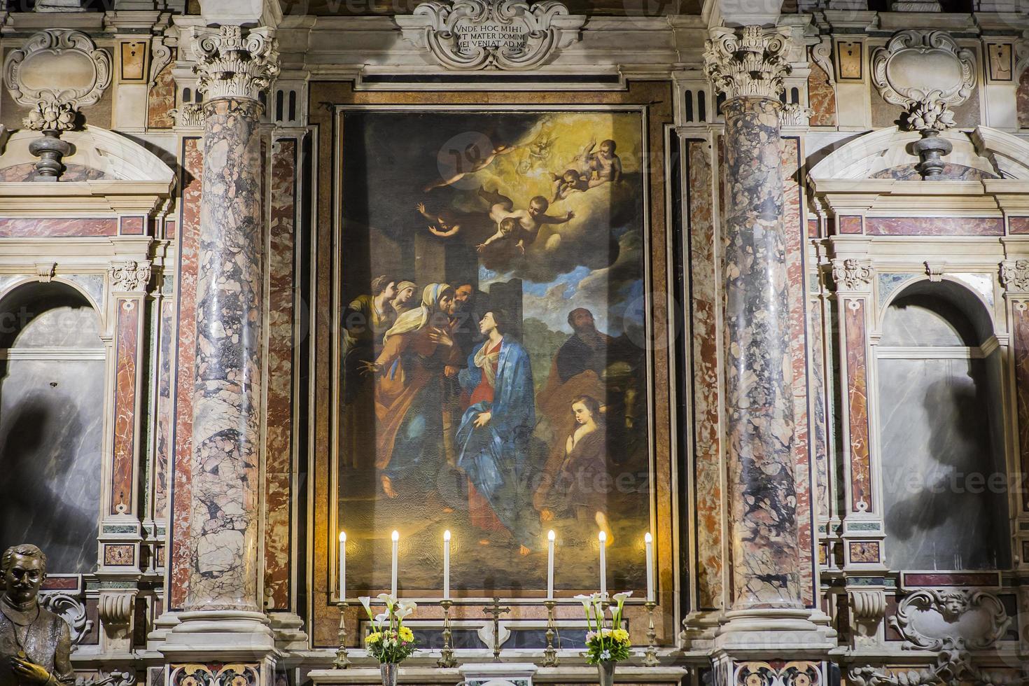 Iglesia barroca del gesu nuovo, Nápoles, Italia 1350771 Foto de stock en  Vecteezy