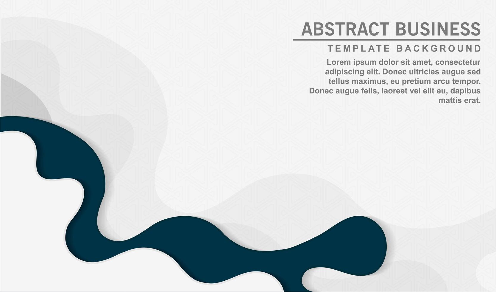 Modern curvy wave design in blue and white vector