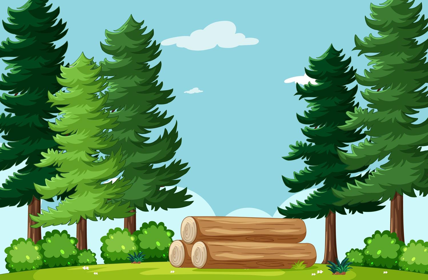 Empty background nature park  vector