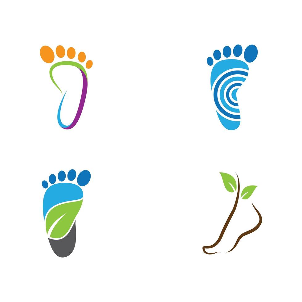 Foot care set vector