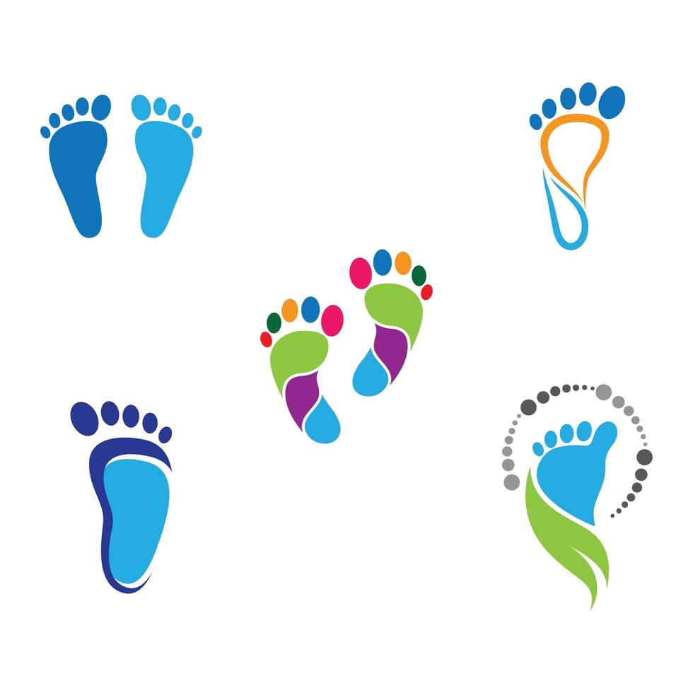 Foot care set vector