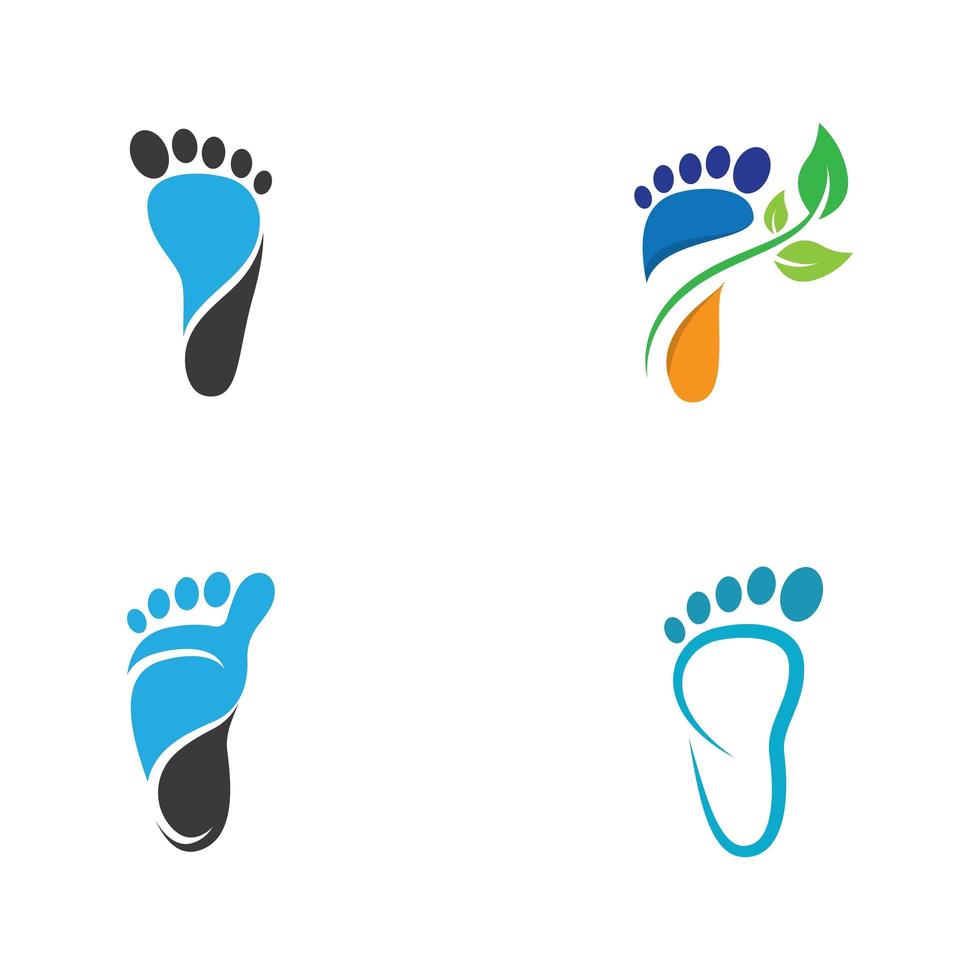 Foot care set vector