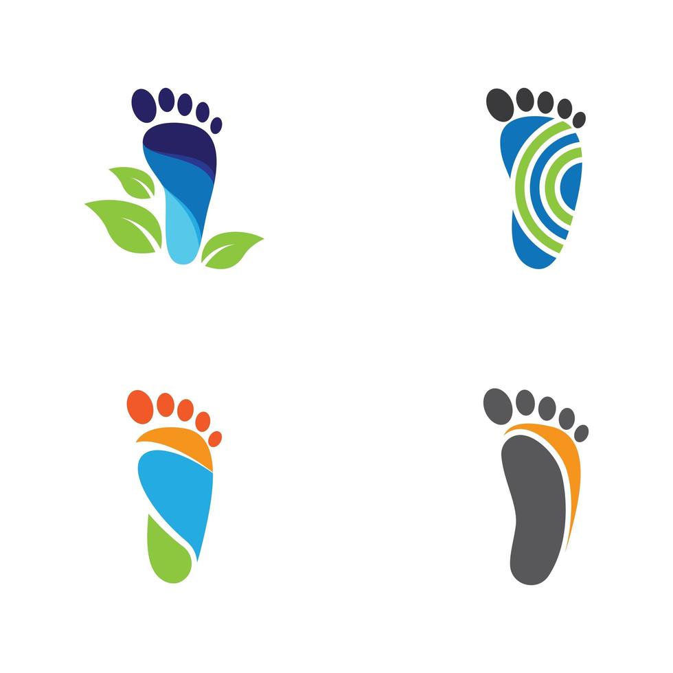 Foot care set vector