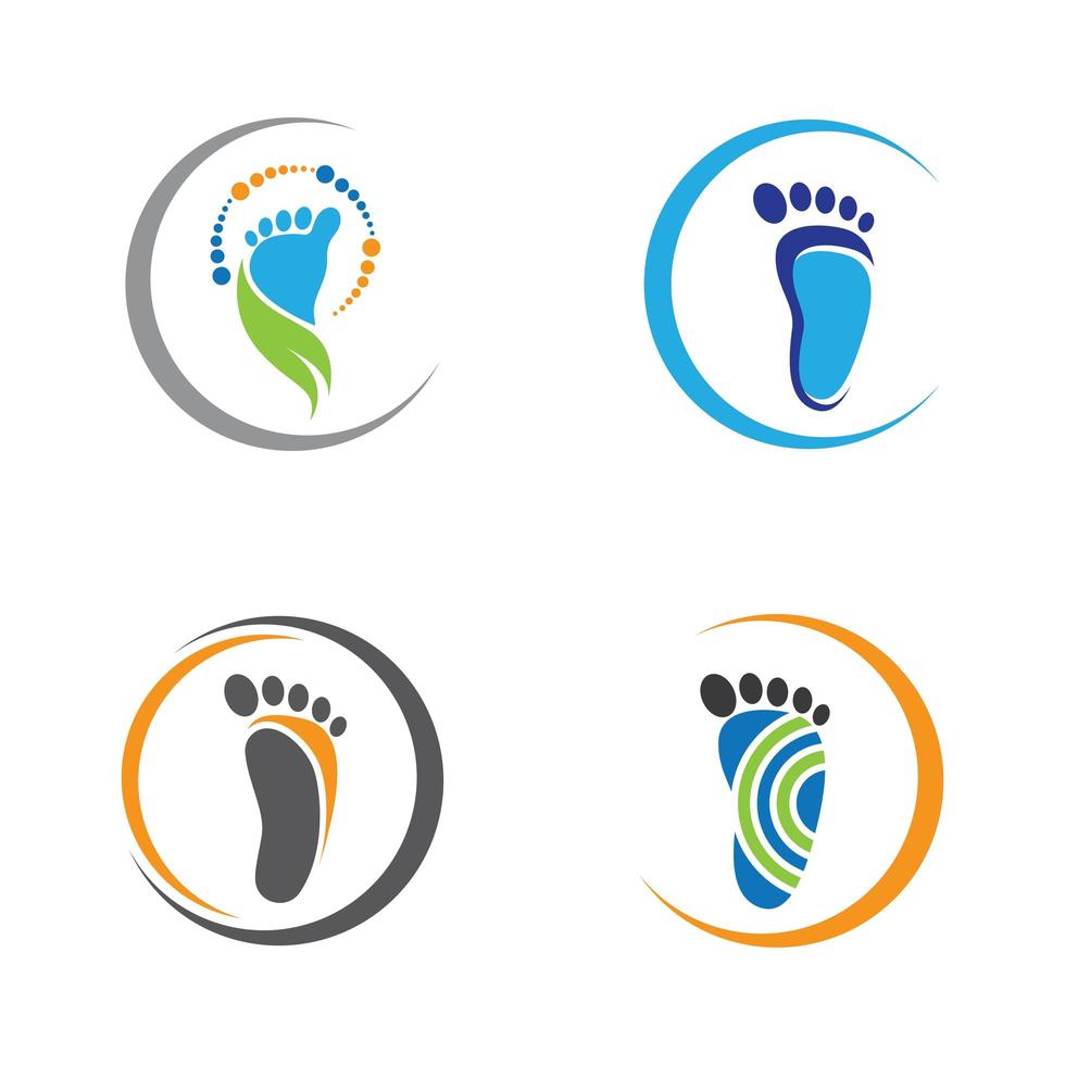 Foot care set vector