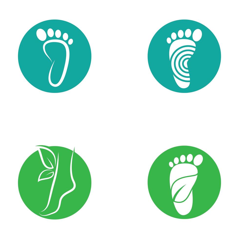 Foot care set vector